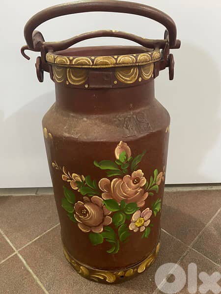 big milk container early 20th century 2