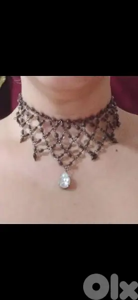 necklace grey colour