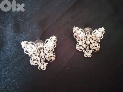 earrings butterflies swarovski original