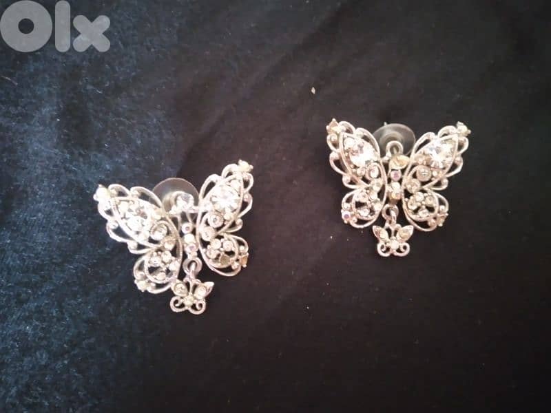earrings butterflies swarovski original 0
