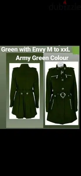 army green coat joukh m to xxL army green coat joukh m to xxL
