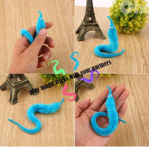 magic twisty worm with invisible thread 1