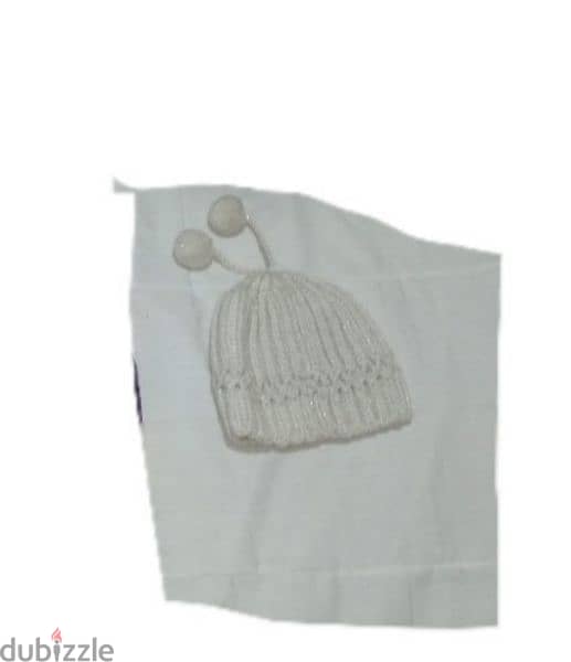 wool hat beige with shiny colour 3