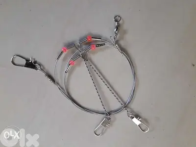 2$ عمرات سلك ستانالس جاهزه stainless fishing rigs