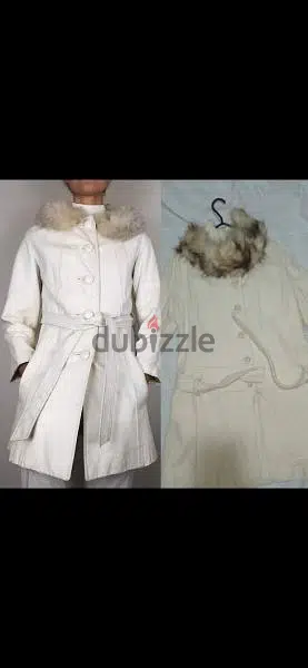 beige coat joukh fur removable s to xxL beige coat joukh fur removable s to xxL