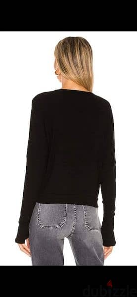 top souf ne3em terke wrap top black s to xxL 2