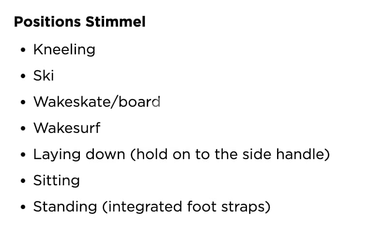 Stimmel Wakeboard Multiposition Board Jobe 7