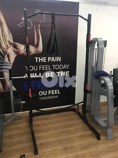 squat and bench rack Domyos like new heavy duty 70/443573 RODGE