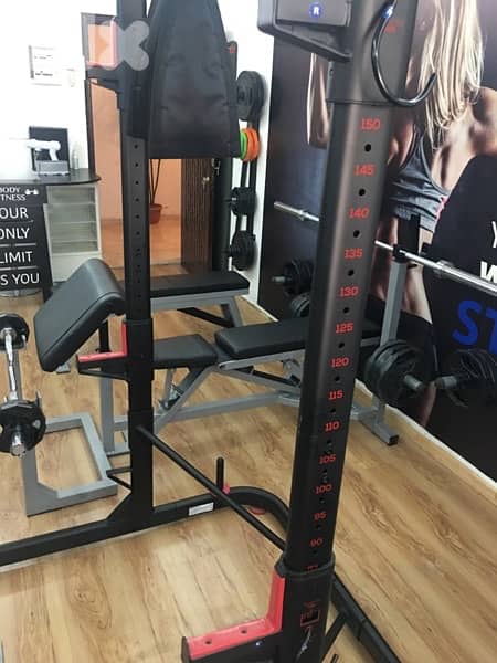 squat and bench rack Domyos like new heavy duty 70/443573 RODGE 7
