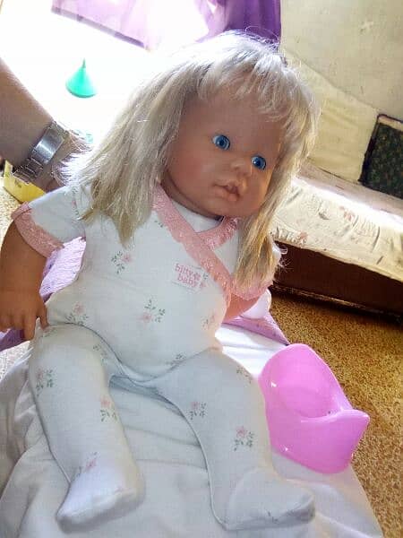 ZAPF CREATION BABY TALKER and NURSING mechanism working as new doll=28 0