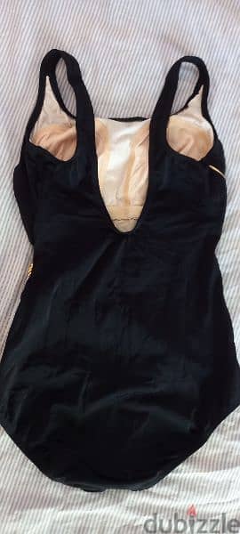 black and gold one piece swimsuit 1
