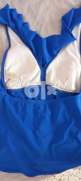 Liz Claiborne top blue swimsuit 1