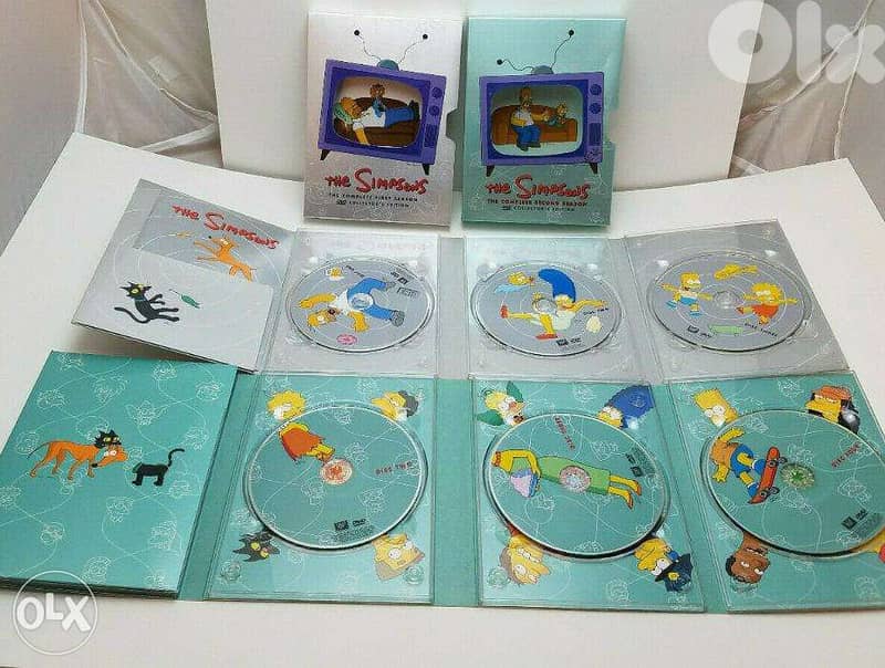 the simpsons complete seasons 1 & 2  original dvds 1