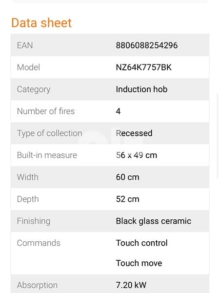 Induction Hob (electrecity) 3
