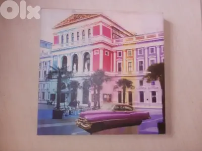 Decorative cuban style photo frame 30*30 cm