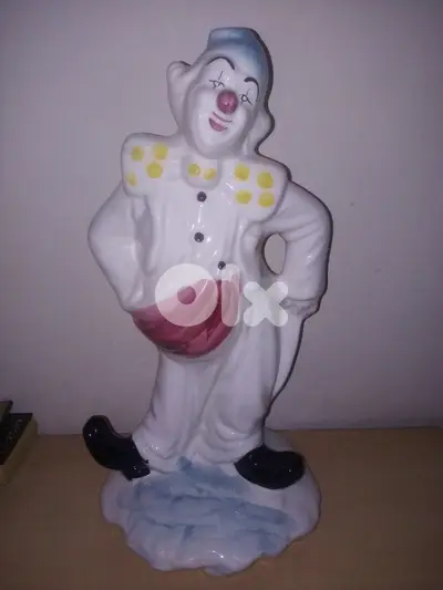 Ceramic clown 35 cm