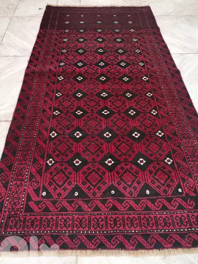 Persian Boukhara Carpet, wool hand knoted, 215x100cm, 110$