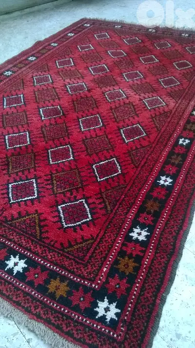 Antique Persian Boukhara Rug, wool hand made, 225x110cm, 100$