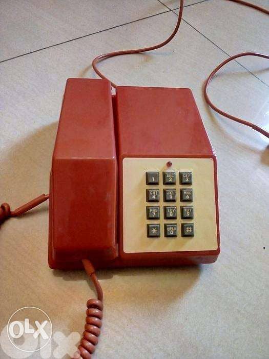 vintage 80s telephones 4 colors available 0