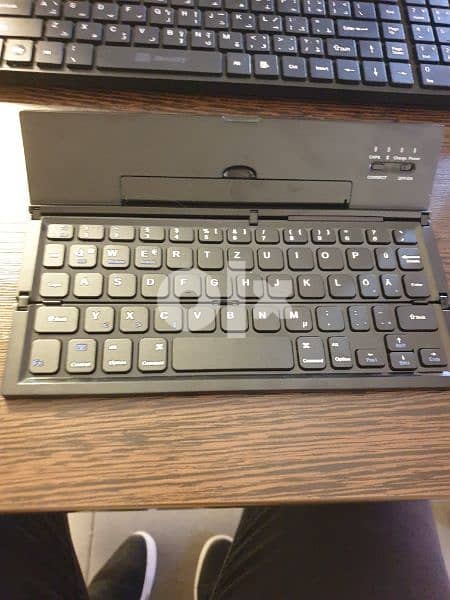 keyboard ipad tab surface cover case fold foldable bluetooth keyboard 1