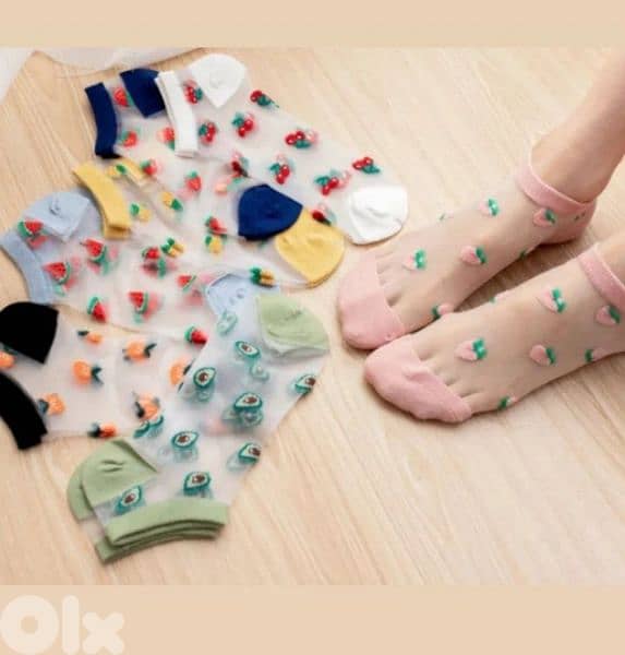 feminine transparent silk socks 3