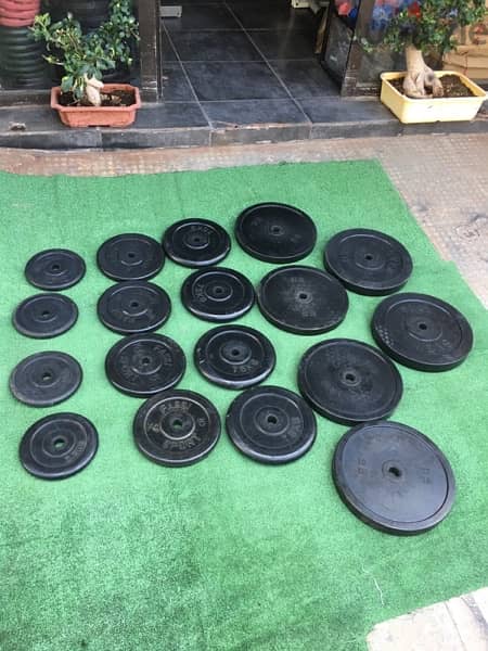 rubber weights like new 0