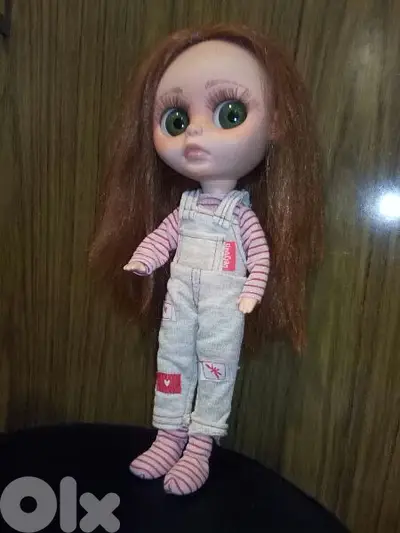 BLUNN -BERJUAN THE BIGGERS RARE Vintage Great doll 32Cm long hair=35$