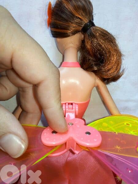 NORI Barbie &THE SECRET DOOR Butterfly Good doll open/close wings=20$ 6