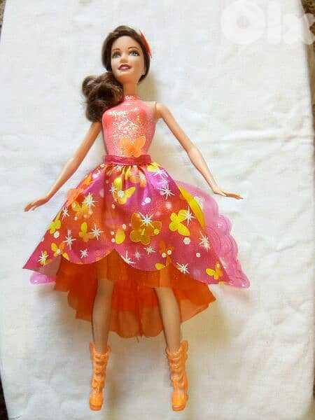 NORI Barbie &THE SECRET DOOR Butterfly Good doll open/close wings=20$ 9