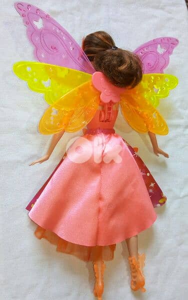 NORI Barbie &THE SECRET DOOR Butterfly Good doll open/close wings=20$ 3