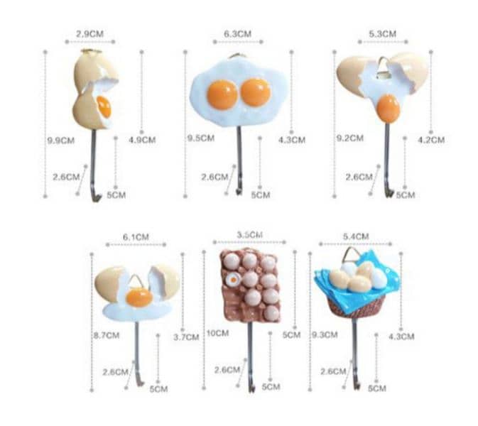 Beautiful strong eggs hooks hangers 5