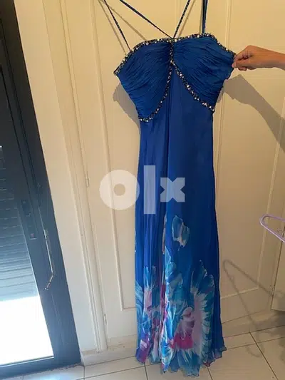 Evening Dress silk size 36/38