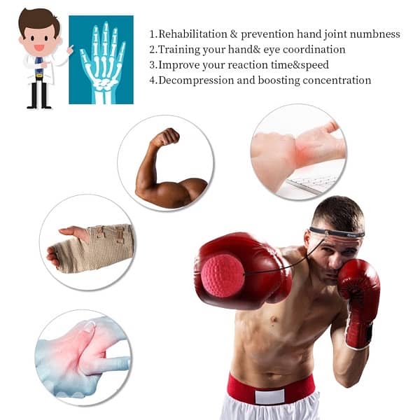 Boxing Reflex Ball ,3 Difficulty Level Ultimate Punching Balls 2