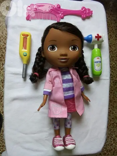 DOC MC STUFFINS JUNIOR 29Cm DISNEY Character Great Girl doll+Set 3 pcs