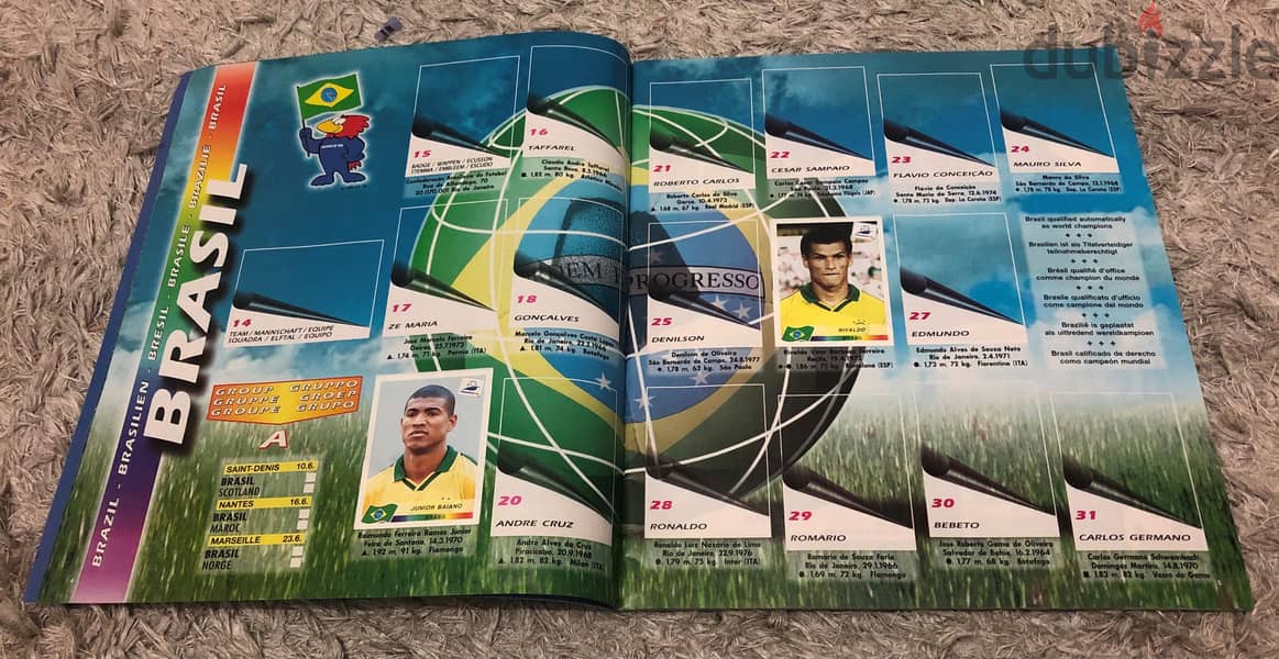 Panini France 98 Album - Incomplete 4