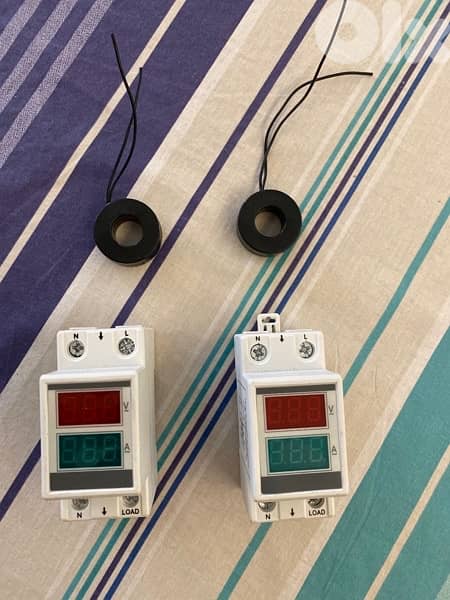 Ampere meter and Volt meter with + TI 0
