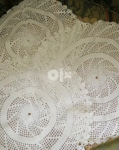 Handmade crochet table mats