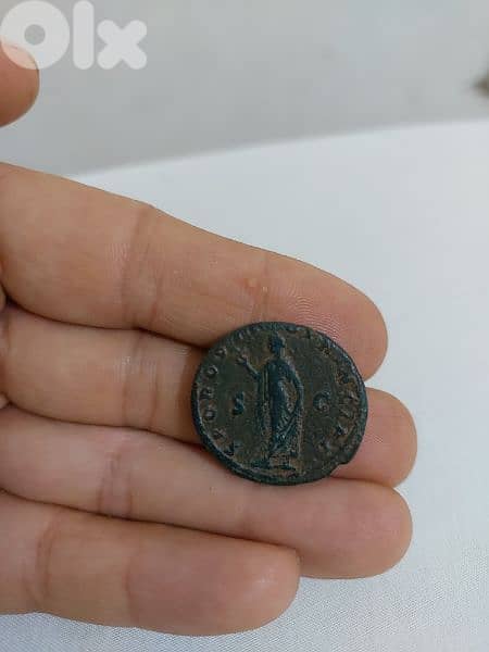 Ancient Roman Bronze Coin for Emperor Trajan year. 98. _ 117 AD 1