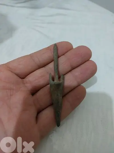 Ancient Roman Bronze arrow Head 1s. century six cm. length