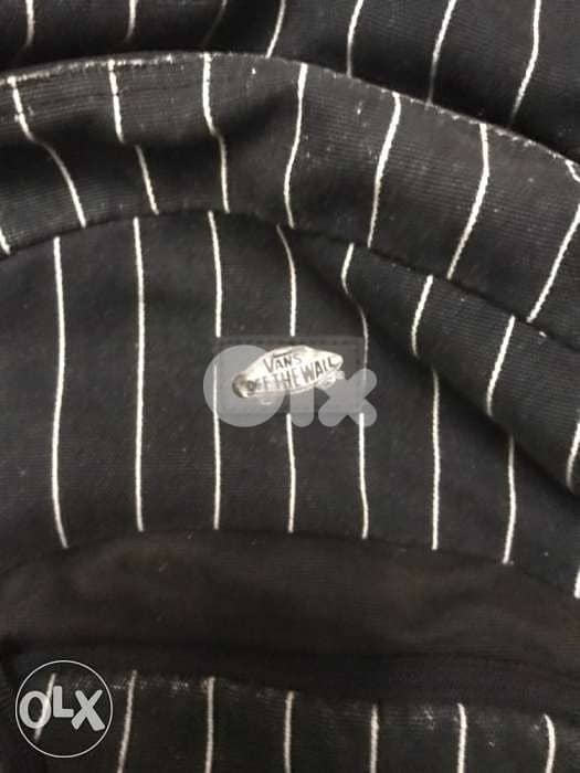 Vans backpack pinstripes 2 layers great condition 1