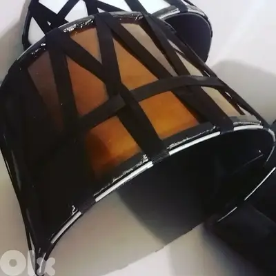 طبل بلاستيك بني كبير رائع