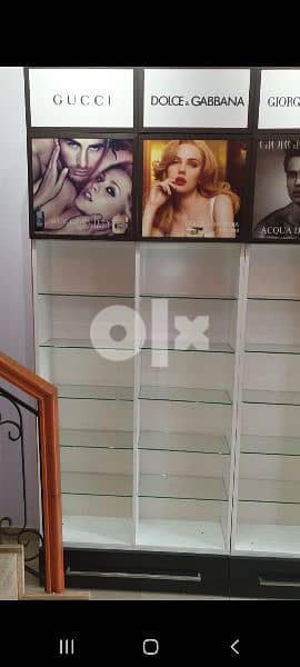 perfume stand and showcase 2