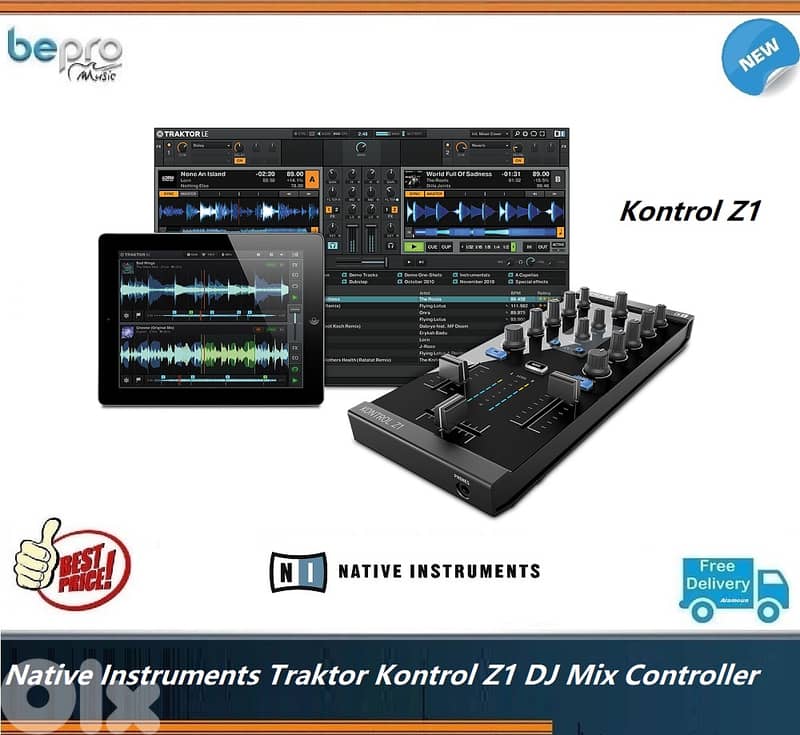 Native Instruments Traktor Kontrol Z1 DJ Mix Controller 0