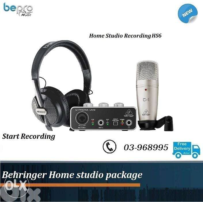 Behringer Home studio PRO PACKAGE , Recording Package All in One 0