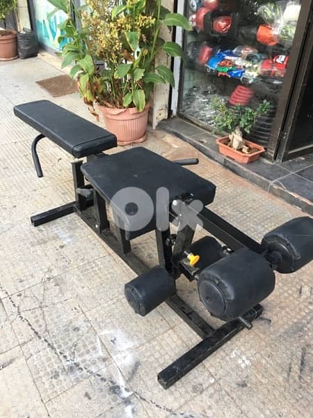 leg extension leg curl & adjustable bench in same time heavy duty 1