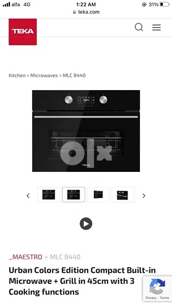 HOT OFFER ON NEW SEALED TEKA MICROWAVE