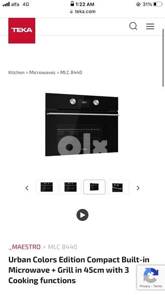 HOT OFFER ON NEW SEALED TEKA MICROWAVE 1