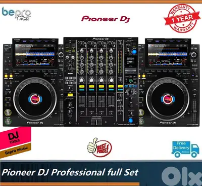 Pioneer DJ pro Full Bundle Set, DJM900NXS2 & 2 X CDJ3000