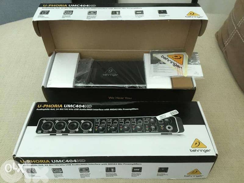 Behringer U-Phoria UMC404HD USB Audio Interface,Studio recording 3