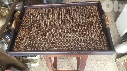 صنية خشب كبيرة روعة